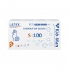 Lateksinės pirštinės Kid-Man N100, dydis S