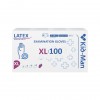 Lateksinės pirštinės Kid-Man N100, dydis XL