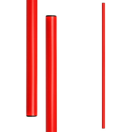 Gimnastikos lazdos METEOR 100 cm 10 vnt. raudona