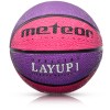Vaikiškas Krepšinio Kamuolys Meteor Layup 1 Rožinė - Violetinė