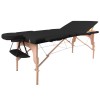 Mobilus medinis masažo stalas 3 dalių inSPORTline Japane - Black