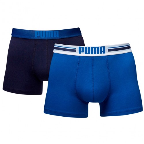 Vyrų Bokseriai Puma Placed Logo Boxer Mėlynas 906519 01
