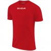 Marškinėliai Givova Capo MC Raudona MAC03 0012