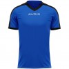 Marškinėliai "Givova Revolution Interlock" Mėlyni Ir Juodi MAC04 0210