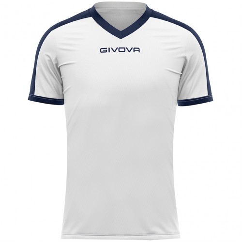 Marškinėliai Givova Revolution Interlock Balta Mėlyna MAC04 0304
