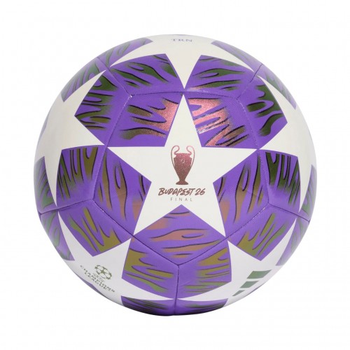 adidas UCL 25/26 Final Training futbolo kamuolys, violetinis ir baltas