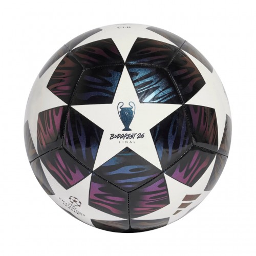 adidas UCL 25/26 Final Club futbolo kamuolys juodas, violetinis ir baltas adidas UCL 25/26 Final Club futbolo kamuolys juodas, violetinis ir baltas