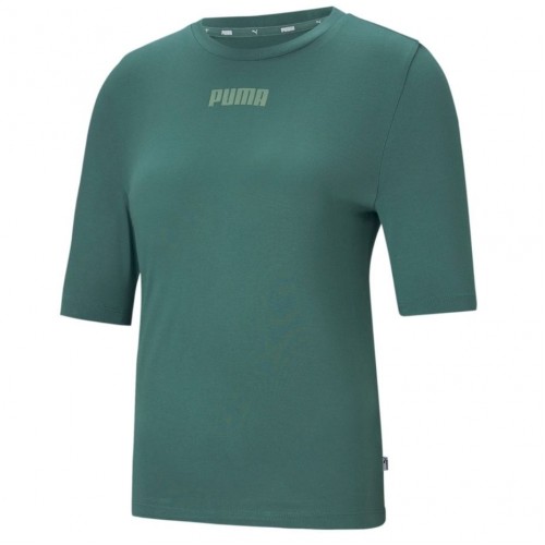 Puma Modern Basics Cloud Moteriški Marškinėliai Žali 585929 45