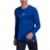 Vyriški Kompresiniai Marškinėliai Ilgomis Rankovėmis "Adidas" Mėlyni  GU7335