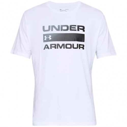 Vyriški Marškinėliai "Under Armour Team Issue Wordmark Balti 1329582 100"