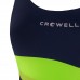 Maudymosi Kostiumėlis Mergaitei Crowell Swan Col02 Tamsiai Mėlynas Lime Žalias