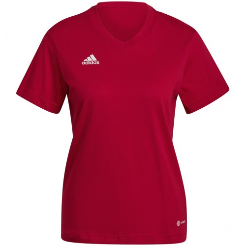 Moteriški Marškinėliai "Adidas Entrada 22 Tee" Raudona HC0441