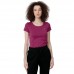 Moteriški Marškinėliai 4F Tamsiai Rožinis H4L22 TSD350 53S