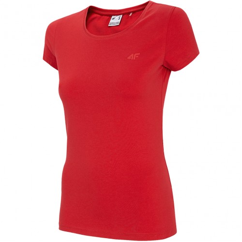 Moteriški Marškinėliai 4F Raudoni NOSH4 TSD001 62S
