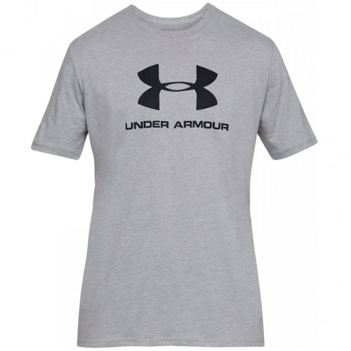 Vyriški Marškinėliai Under Armour Sportstyle Logo Pilkas 1329590 036