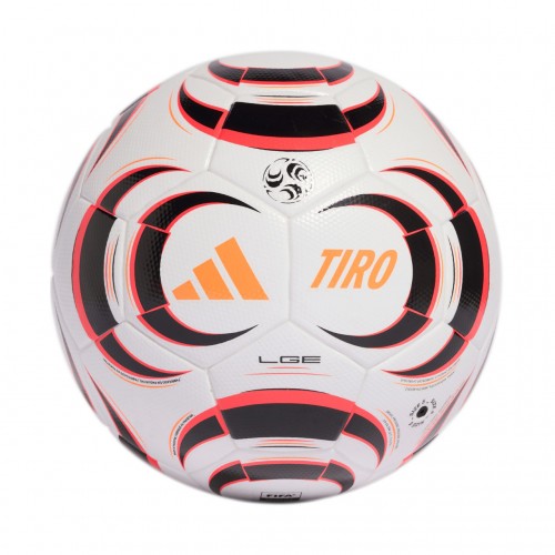 adidas Tiro League futbolo kamuolys, baltas, juodas ir oranžinis adidas Tiro League futbolo kamuolys, baltas, juodas ir oranžinis