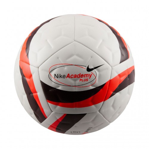 Nike Academy Plus futbolo kamuolys, baltas/oranžinis/juodas (HV6261-100) Nike Academy Plus futbolo kamuolys, baltas/oranžinis/juodas (HV6261-100)
