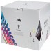 Futbolo Adidas Al Rihla Lygos Dėžutė Balta-Rausva-Mėlyna H57782