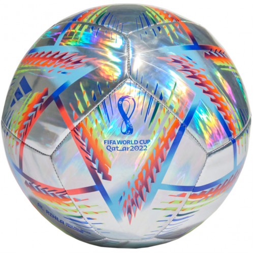 Futbolas Adidas Al Rihla Training Hologram Folija Sidabro H57799