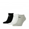 Puma Sneaker Ankle Socks kojinės, pilkos, baltos ir juodos, 3 poros Puma Sneaker Ankle Socks kojinės, pilkos, baltos ir juodos, 3 poros