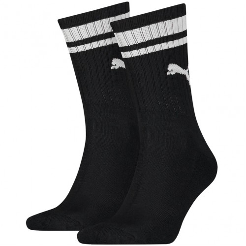 Puma Crew Heritage Stripes 2P Uni kojinės, juodos