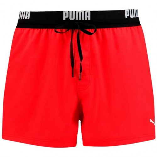 Vyriški Maudymosi Šortai Puma Logo Short Lenght Raudona