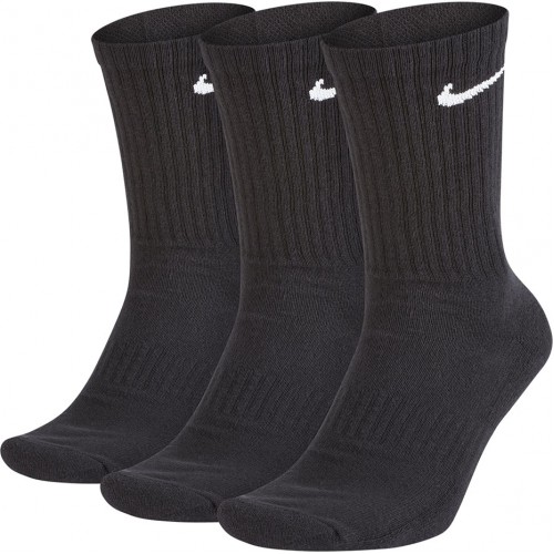 Nike Everyday Cushioned Crew Socks 3 poros, juodos