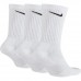 Kojinės, 3 poros, baltos, SX7664 100 Nike Everyday Cushioned Crew