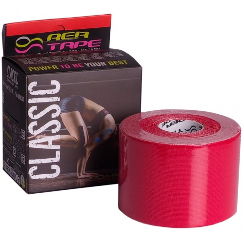 Rea Tape Classic Fizioterapinis Teipas 5m x 5cm Raudonas