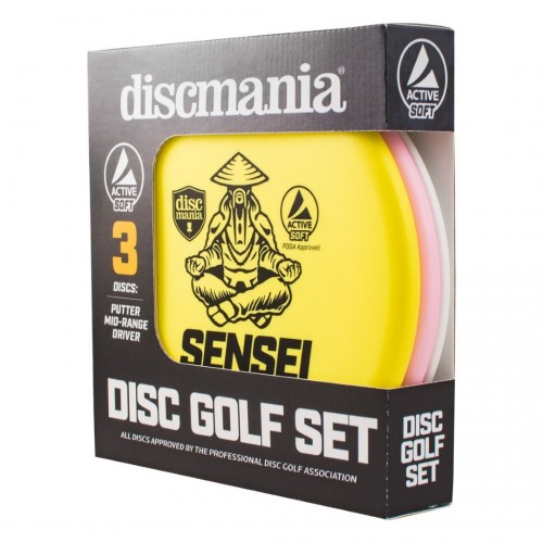 Diskgolfo Diskų Rinkinys DISCMANIA Active 3 Soft Disc Set