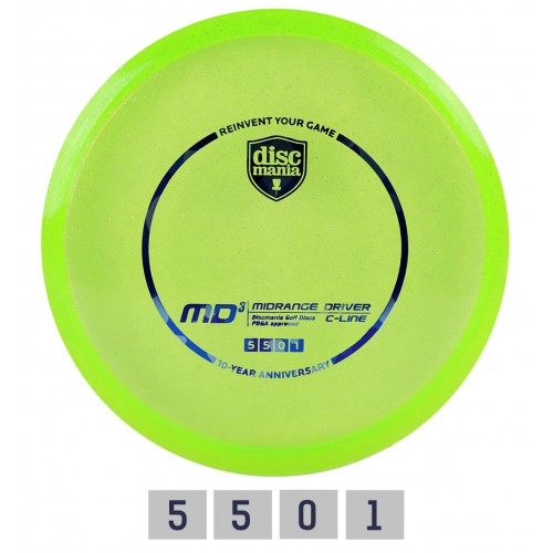 Diskgolfo diskas DISCMANIA 10-YEAR ANNIVERSARY C-LINE MD3 HEIRLOOM