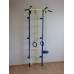 Švediška gimnastikos sienelė Pioner-C1H, mėlyna/geltona