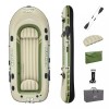 Pripučiama valtis 3-vietė kietu dugnu Bestway Voyager X3 Raft, 294x137x46 cm, 65164