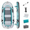Pripučiama valtis 5-vietė kietu dugnu Bestway Adventure Elite X5 Raft, 364x166x45 cm, 65159