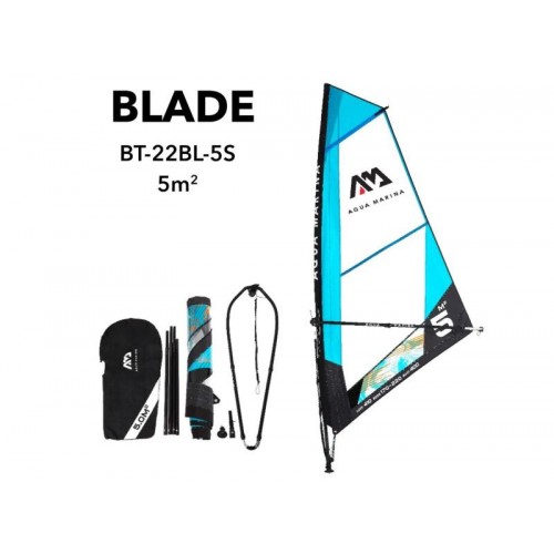 Burė Aqua Marina BLADE 5,0 m² SUP lentai BT-22BL-5S Burė Aqua Marina BLADE 5,0 m² SUP lentai BT-22BL-5S