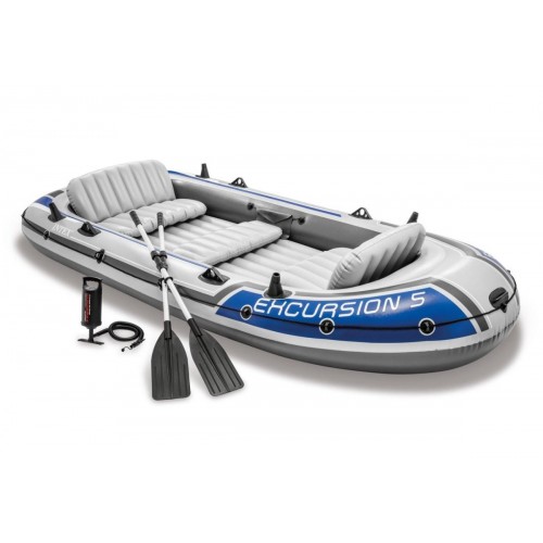 Pripučiama valtis 5-vietė Intex EXCURSION 5 Boat Set, 366x168x43