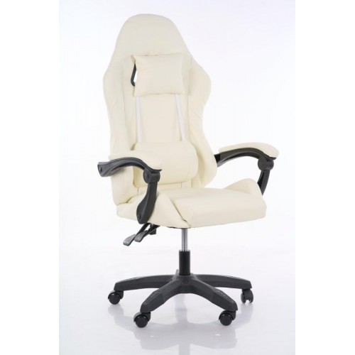Ergonomiška biuro ir kompiuterio kėdė smėlio spalvos