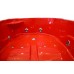 Masažinė Vonia AMO-1631 Raudona Kairė 180x120x54cm