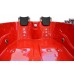 Masažinė Vonia AMO-1631 Raudona Kairė 180x120x54cm