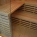 Sausoji Pirtis Su Krosnele AMO-EA3 Trivietė 150x120x190 cm.