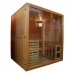 Sausoji Pirtis Su Krosnele AMO-EA3 Trivietė 150x120x190 cm.