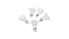 Badmintono Plunksnelės Donnay 5 vnt. Baltos 413990