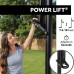 Mobilus reguliuojamo aukščio krepšinio stovas „LIFETIME 91286“ su „Power Lift“ sistema, 2,28–3,04 m