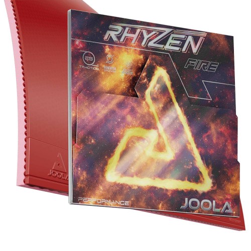 Stalo teniso raketės guma JOOLA Rhyzen Fire, Red Max