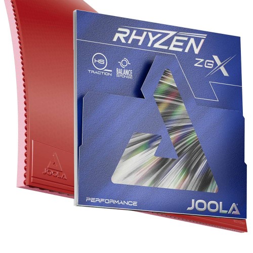 Stalo teniso raketės guma JOOLA Rhyzen ZGX, Red Max