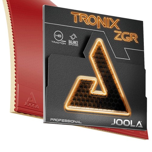 Stalo teniso raketės guma JOOLA Tronix ZGR, Red Max+