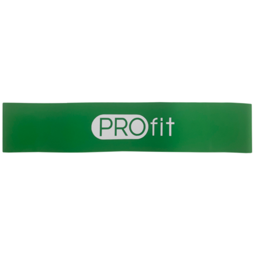 Pasipriešinimo Guma Profit Mini Band 50cm x 5cm x 1,3mm, žalia
