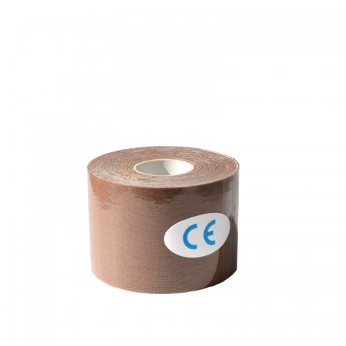 Kineziologinis Teipas Tomaz Sport be Latekso, Tamsios Odos Spalva 5cm 5m.
