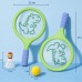 Badmintono rinkinys vaikams su raketėmis, putplasčio kamuoliuku ir dinozauro formos plunksnakočiu WOOPIE Badmintono rinkinys vaikams su raketėmis, putplasčio kamuoliuku ir dinozauro formos plunksnakočiu WOOPIE
